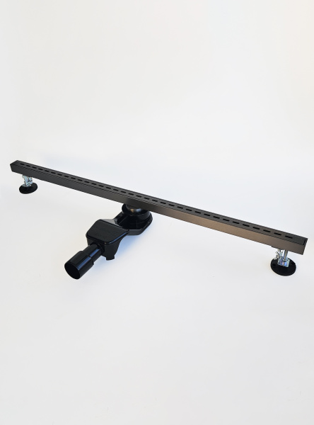 Душевой трап 90 см WONZON & WOGHAND, темный графит WW-65409M-GM