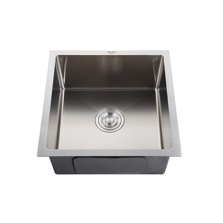 Кухонные мойки:(44х44х20) MELANA ProfLine H4444 с коландером, сатин
