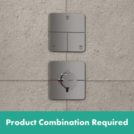 Термостат для душа с регулировкой напора Hansgrohe ShowerSelect Comfort Q 15588000 хром