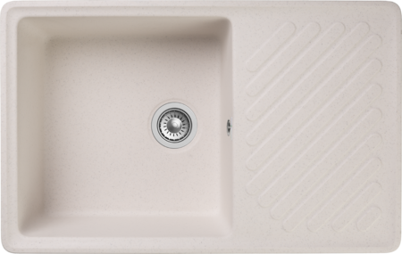 Кухонная мойка GranFest Quartz 52, 52 белый