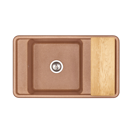 Кухонная мойка Aquaton Беллис 87 1A724832BS270 терракот