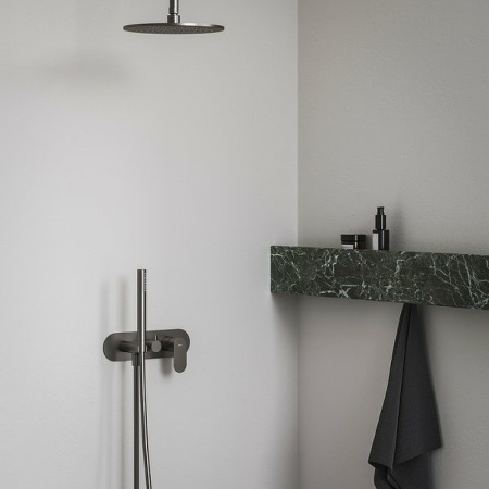 Смеситель для душа Ravak Eleganta EL 065.20GB.O2+S X070337 графит