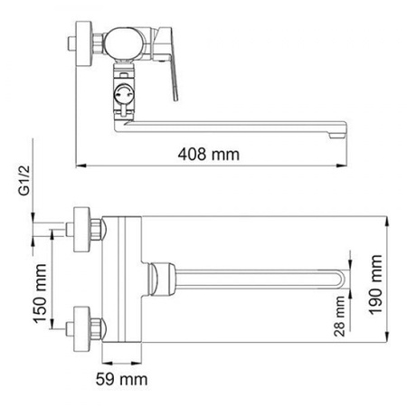 Смеситель WasserKRAFT Donau 5302L