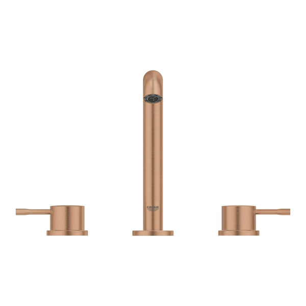 Смеситель для раковины на три отверстия Grohe Essence New 20296 DL1 (20296DL1) тёплый закат матовый