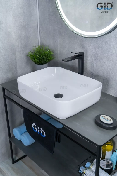 Раковина накладная (50х39) Gid D1304
