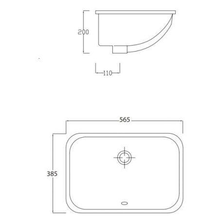 Раковина Artceram Nettuno NTL001 01 00 bi*0