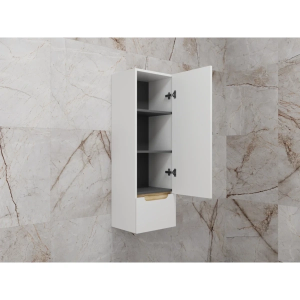 Пенал подвесной R Style Line Бали ЛС-00002340 белый матовый