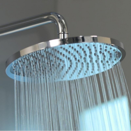 Душевая система с тремостатом Hansgrohe Crometta S 240 1jet Showerpipe EcoSmart 27268000 хром