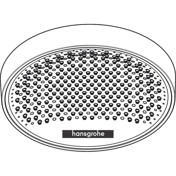Верхний душ Hansgrohe Rainfinity 250 1jet EcoSmart 26229700 белый матовый