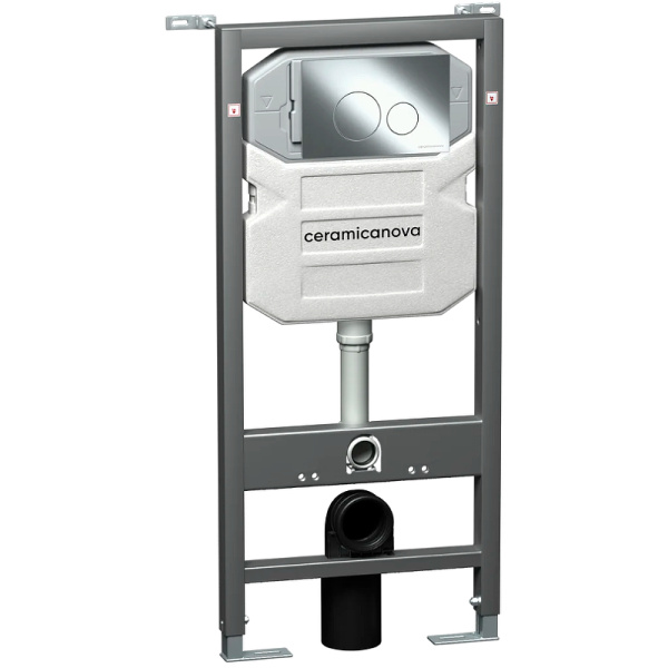 Комплект унитаза с инсталляцией Ceramicanova Metric CN3007_1001CH_1000