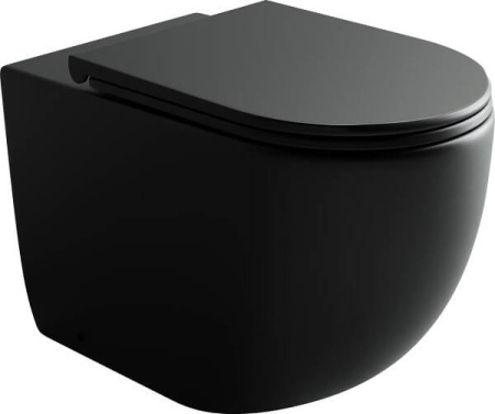 Приставной унитаз безободковый Ceramica Nova Metropol Rimless CN4004MB
