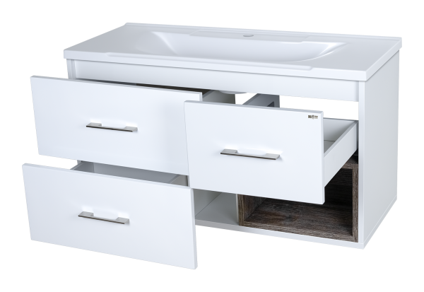 Тумба под раковину Misty Фетта 100  П-Фет0100-011-3Я