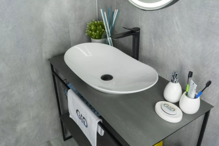 Раковина накладная (61х37) Gid N9811