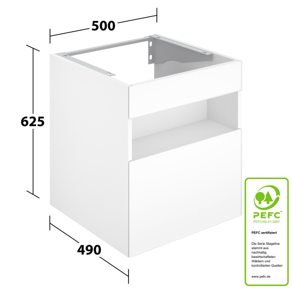 Тумба под раковину Keuco STAGELINE 32864970100