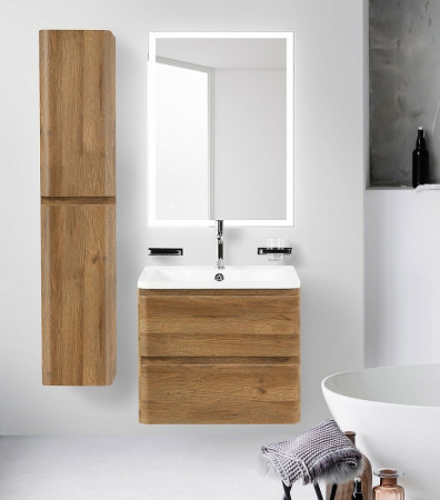 База под раковину BelBagno ALBANO-600-2C-SO-RR подвесная Rovere Rustico