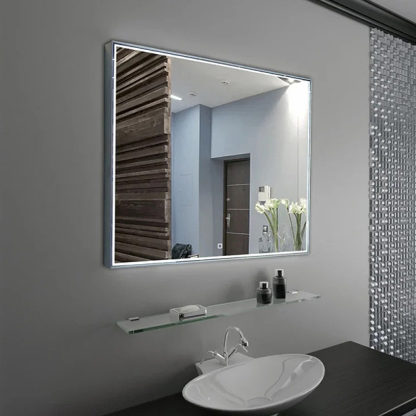 Зеркало Континент Sting 1200х700 ЗЛП513 с подсветкой с сенсорным выключателем