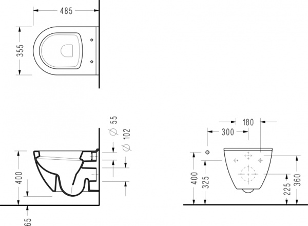Комплект унитаз с инсталяцией 5-в-1 GROHE Solido 38950000 Комплект унитаз с инсталяцией 5-в-1 GROHE Solido 38950000