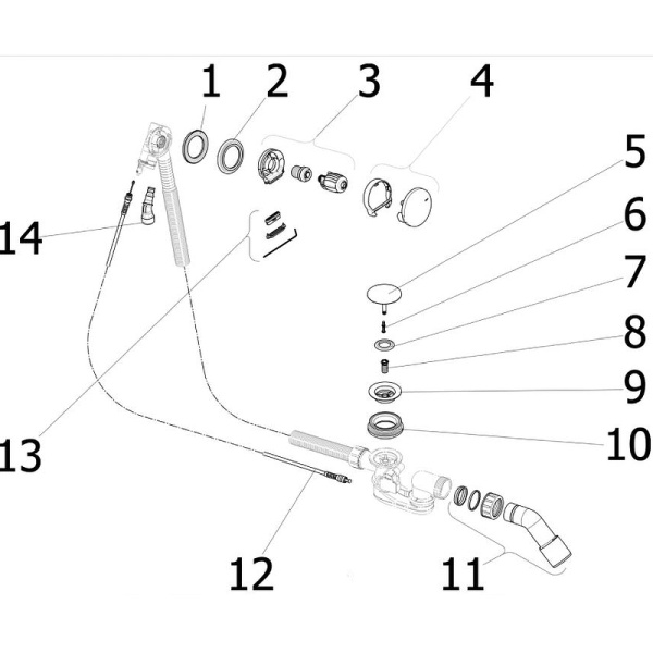 Слив-перелив Viega Simplex Trio 6166.41 728007