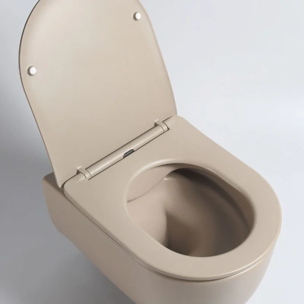 Унитаз подвесной Vincea Evo VT1-34SMC безободковый, капучино