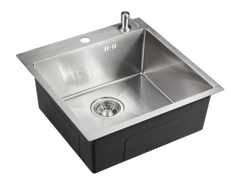 Кухонная мойка (50х50) EMAR EMB-117A PVD Nano Satine
