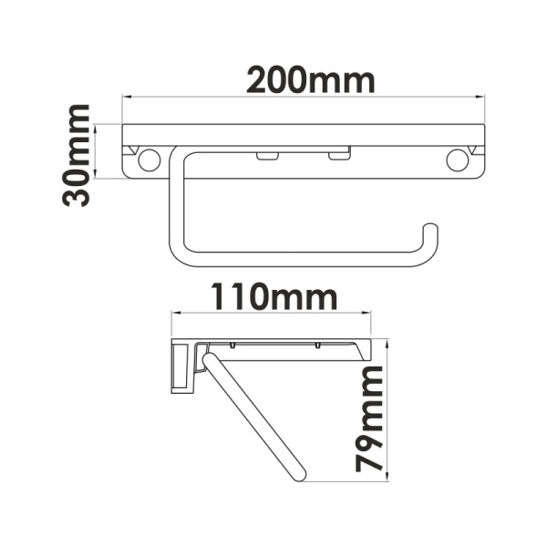 Держатель туалетной бумаги WasserKRAFT K-1725
