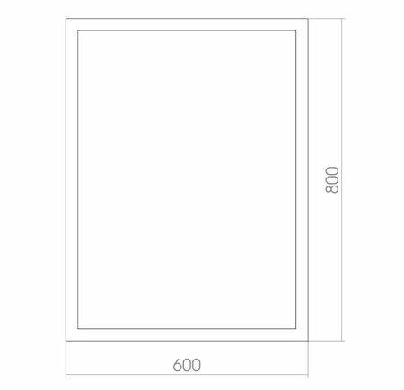 Зеркало (60х80) Silver Mirrors  Серенити ФР-00001404