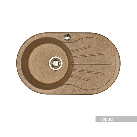 Кухонная мойка Aquaton Паола 1A714032PA270 терракот