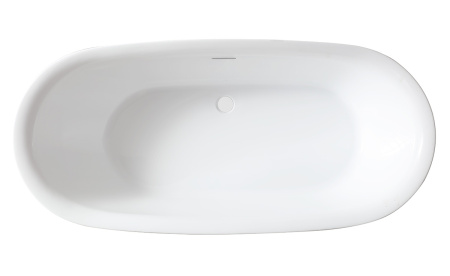 Акриловая ванна (180х84) ABBER AB9205 без гидромассажа, белый