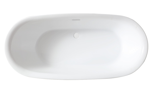 Акриловая ванна (180х84) ABBER AB9205 без гидромассажа, белый