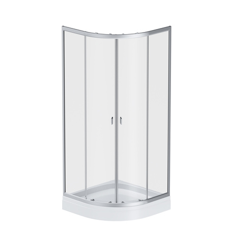 Душевой уголок с поддоном (80х80) Am.Pm X-Joy Twin Slide W88E-205-080MT64