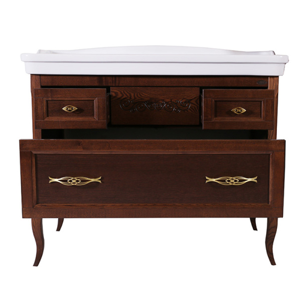 Тумба под раковину ASB-Woodline   Модерн 105 11246 (коричневый)