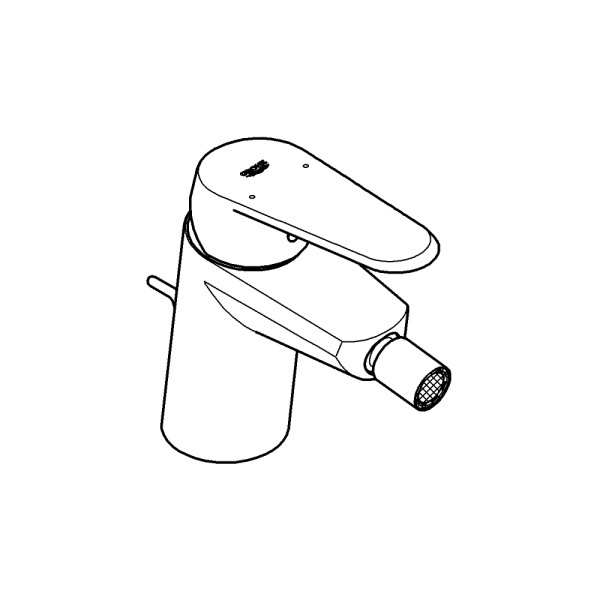 Смеситель для биде однорычажный Grohe Eurodisc Cosmopolitan 33244 002 (33244002) хром
