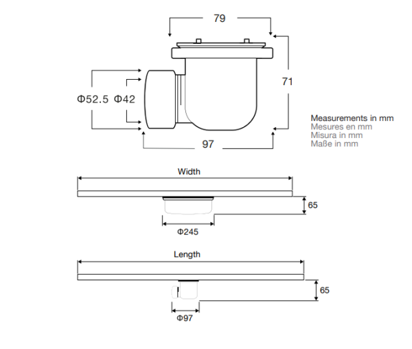 Сифон для душевого поддона Vincea Vsph-D611