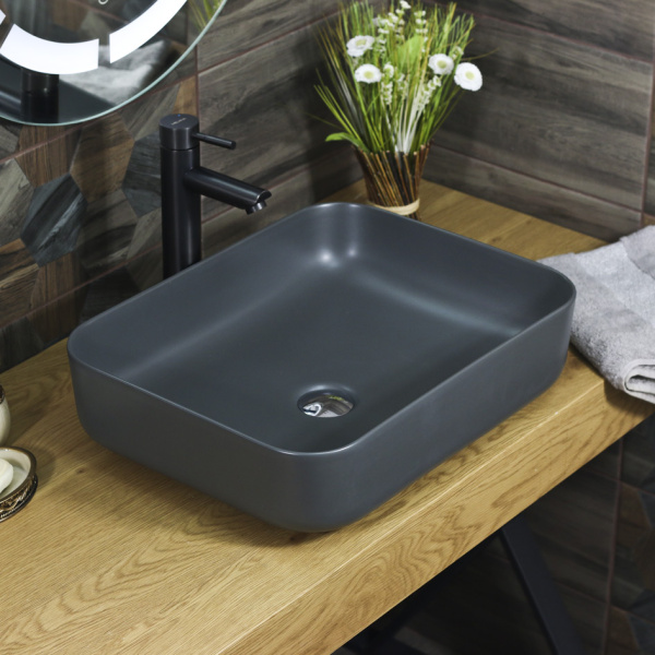 Раковина накладная (50х40) Melana 320353MDG-805