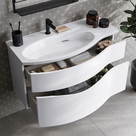 Тумба под раковину Kerama Marazzi Riva 100 RV.100Lh\WHT.M
