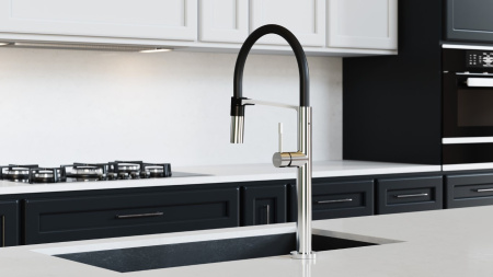 Смеситель для кухни Boheme Kitchen 114-CR