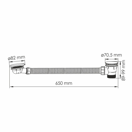 Слив-перелив WasserKraft A333
