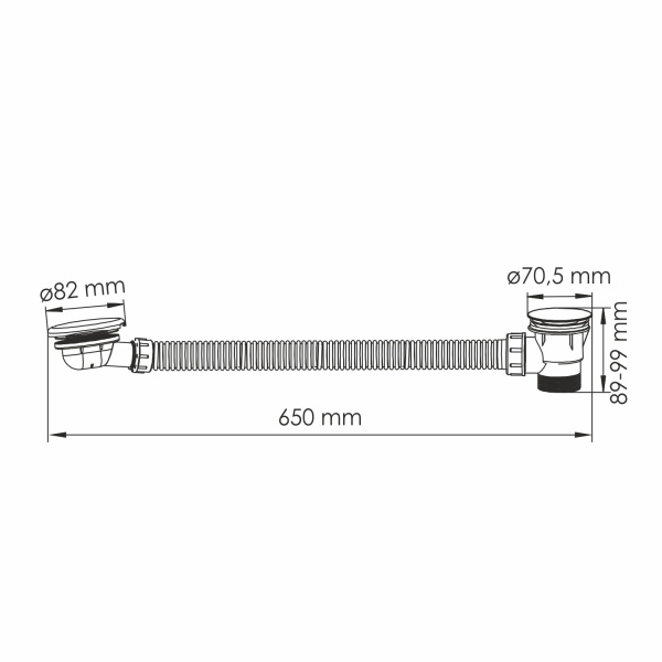 Слив-перелив WasserKraft A333