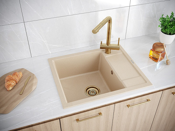 Кухонная мойка Paulmark  Flugen PM216050-QU кварц