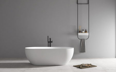 Акриловая ванна (172х79) ABBER AB9241MW без гидромассажа, белый