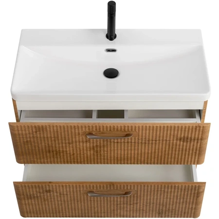 Тумба под раковину BelBagno Due DUE-800-2C-SO-RN-P без ручек, Rovere Nature