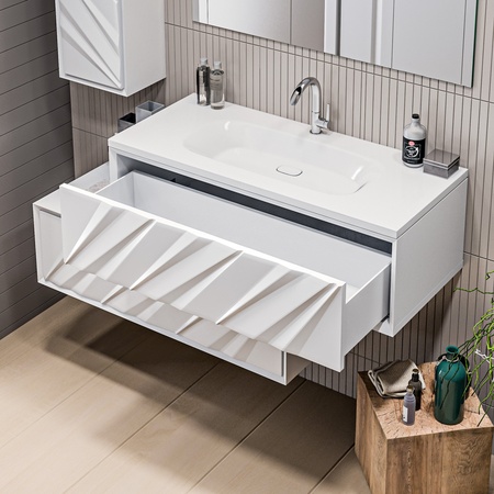 Тумба под раковину Marka One Glace 100П У73575