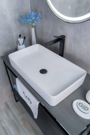 Раковина накладная (60х34) Gid N9396