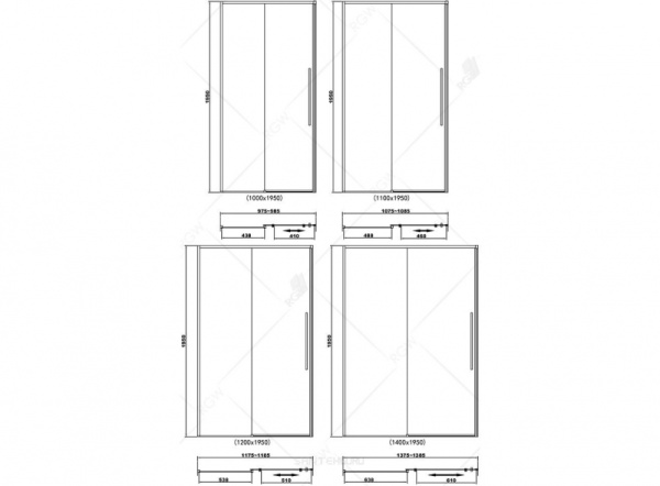 Душевая дверь RGW SV-12 32321210-11