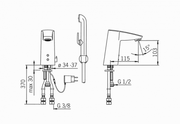 Cмесителя для умывальника Oras Cubista 2826F