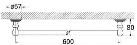 Держатель для банного полотенца Grohe Sinfonia 40049 000