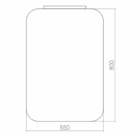Зеркало (55х80) Silver Mirrors Агат ФР-00000908