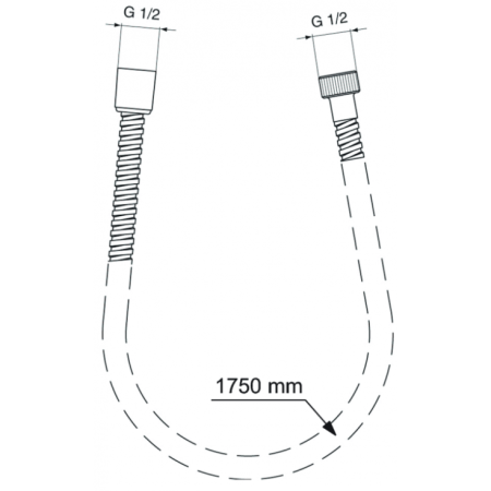 Шланг для душа Ideal Standart METALFLEX BF175AA
