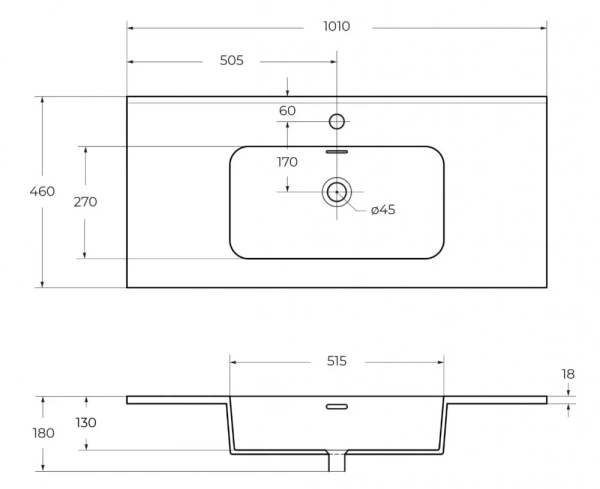 Керамическая раковина Cezares 50200