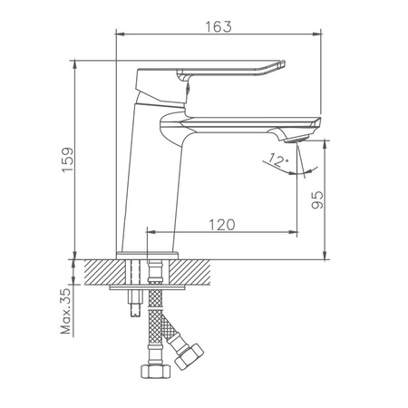 Смеситель для раковины Haiba HB10556